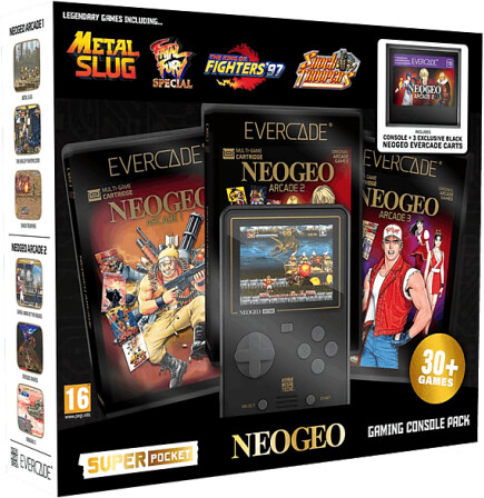 Blaze HyperMegaTech! Super Pocket NEOGEO Edition Gaming Console Pack, Bild 2