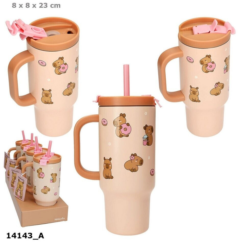 Depesche PENfection To Go Becher mit Strohhalm Capybara, 470ml (0014143) ab 16,95 € (Oktober 2026)