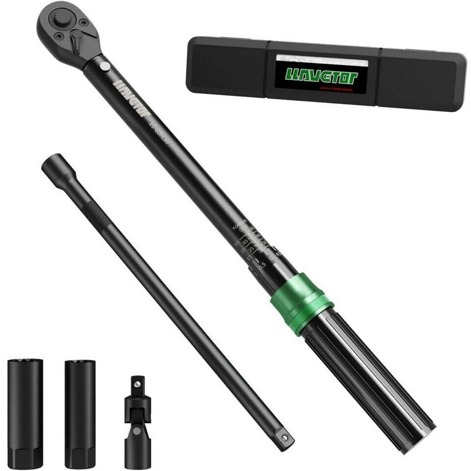 Click Cluck LuxusKollektion Click-Drehmomentschlüsselsatz 3/8 Zoll 5-60Nm, 5-teilig ...