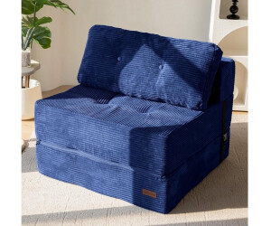 LuxusKollektion Klappsofa 4-in-1 mit Schlaffunktion, blau (160x80x40cm) ab 319,99 € (Oktober 2026)