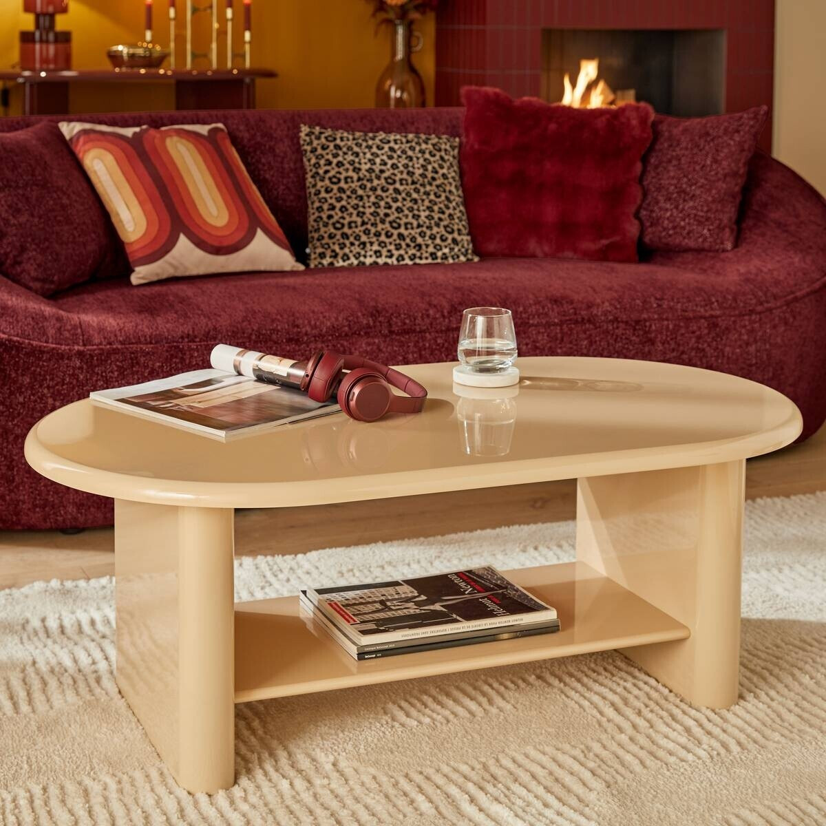 Atmosphera Douglas Couchtisch oval 60x110cm, beige ab 191,99 € (Oktober 2026)