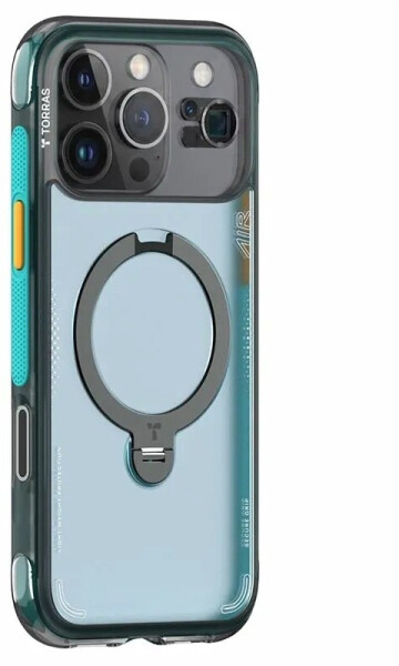 Torras Ostand Q3 Air Apple iPhone 17 Pro Max / iPhone 18 Pro Max Mehrfarbig Transparent Grün