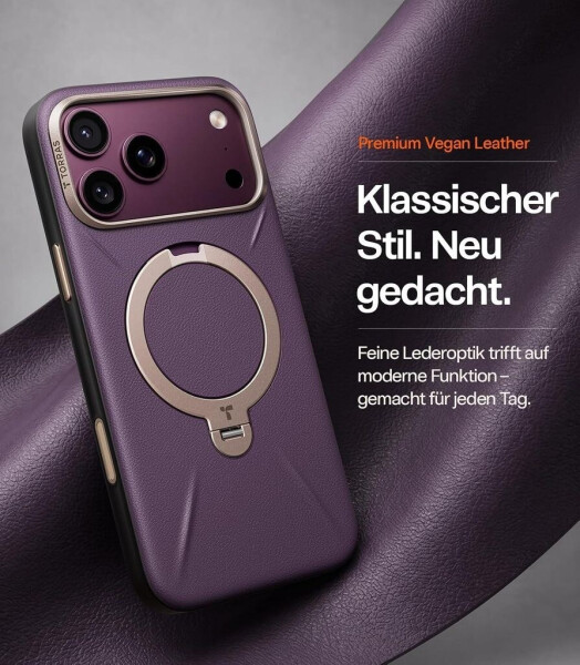 Torras Ostand Q3 VegSkin Apple iPhone 17 Pro Max / iPhone 18 Pro Max Violett, Bild 8