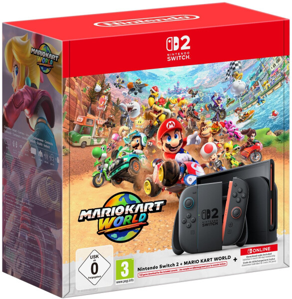 Nintendo Switch 2 + Mario Kart World + 3 Monate Nintendo Switch Online