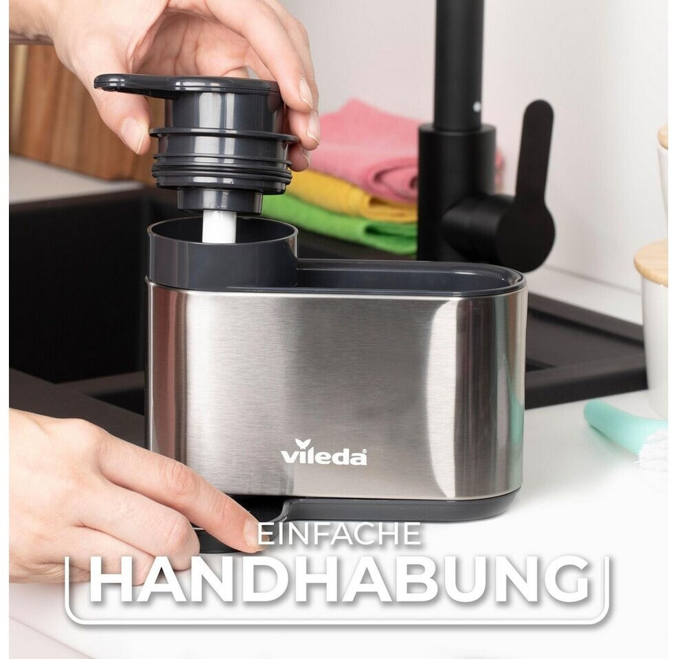 Vileda Spülbecken-Organizer mit Seifenspender, Edelstahl (37038) ab 19,99 € (Oktober 2026)