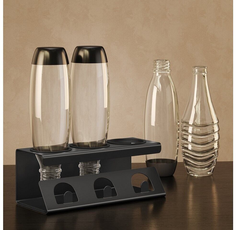 Songmics Flaschenhalter Abtropfgestell für 3/4 Flaschen, Stahl, schwarz ab 16,99 € (Oktober 2026)