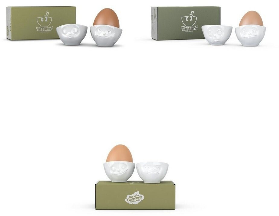 FIFTYEIGHT 3D Eierbecher-Set 6-tlg. Weiß Porzellan ab 58,90 € (Oktober 2026)