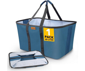 LuxusKollektion Faltbarer Wäschekorb 68l, extra flach 2cm, blau, 600D Oxford ab 77,99 € (Oktober 2026)