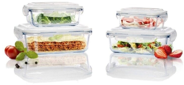 Alpfa Click'n Store Frischhaltedosen-Set Glas, 4-tlg., BPA-frei (802250) ab 18,95 € (Oktober 2026)