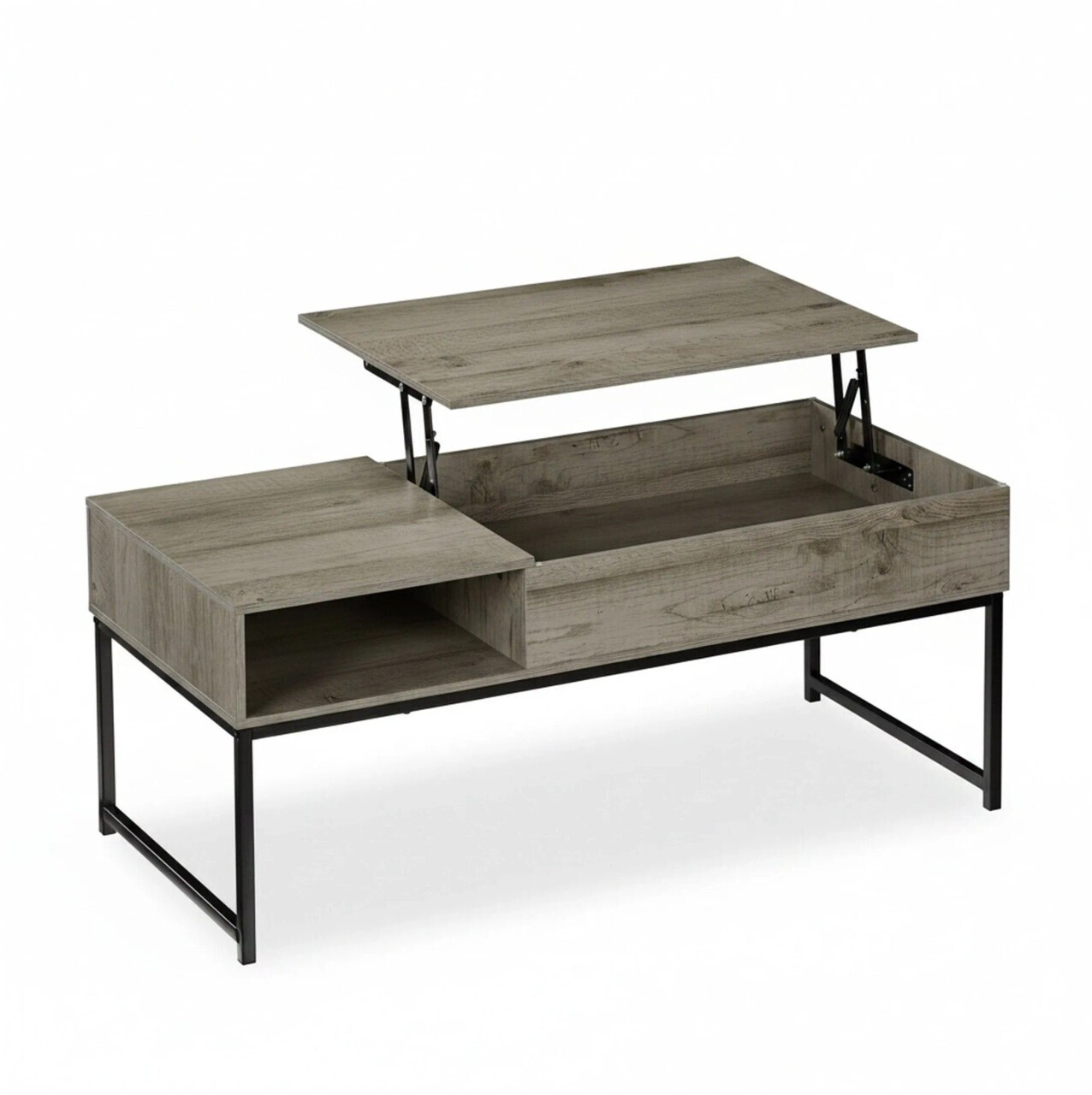 Relaxdays Couchtisch aufklappbar, Holzoptik & Metall, grau, 110x56x50cm (10049653_492) ab 52,79 € (Oktober 2026)