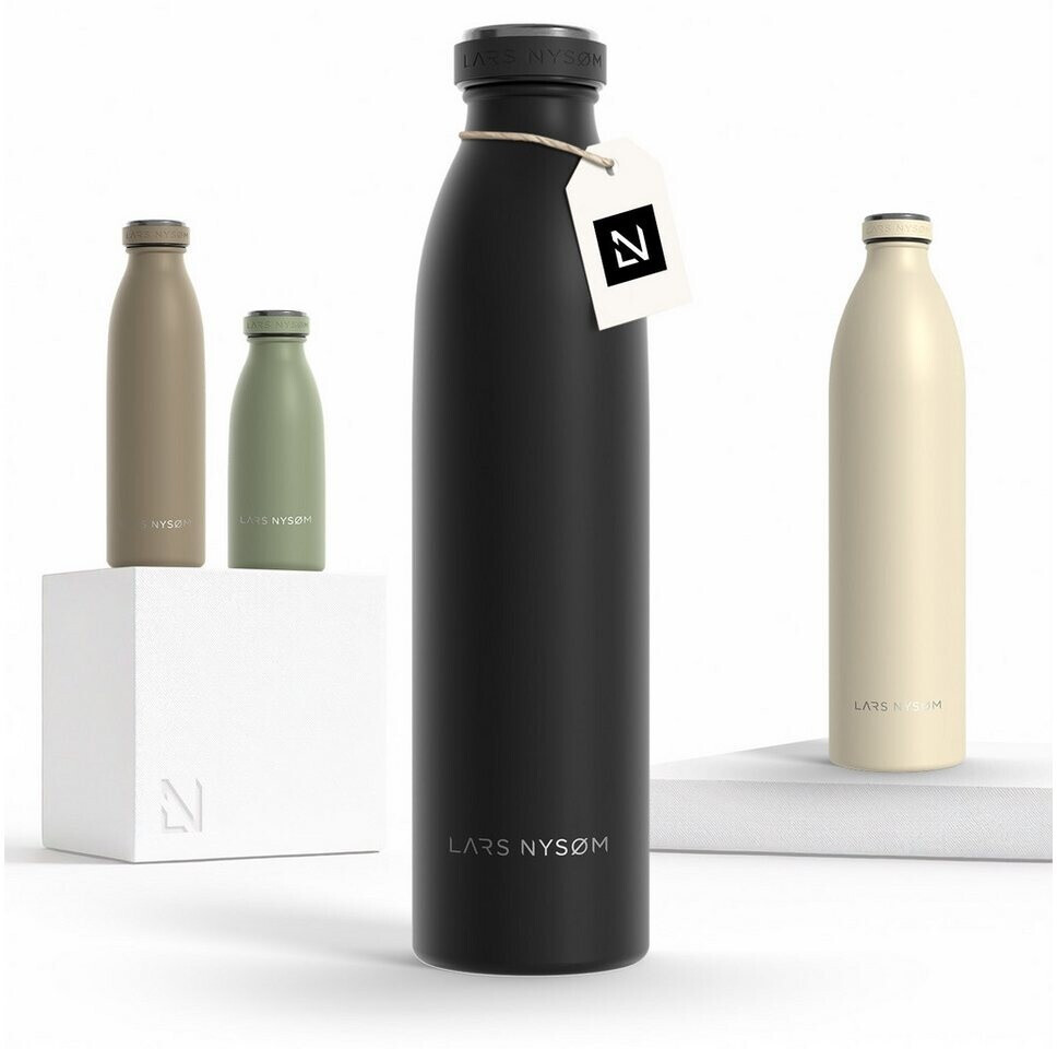 LARS NYSØM Trinkflasche Edelstahl, doppelwandig, 750ml (EL-D-M-BLACK) ab 25,19 € (Oktober 2026)