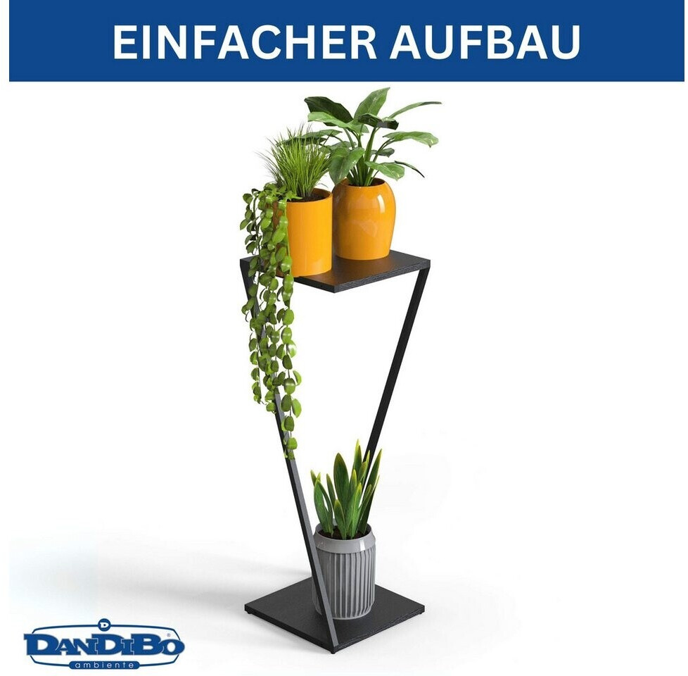 DanDiBo Blumenständer Metall schwarz eckig 80cm (96641) ab 24,99 € (Oktober 2026)