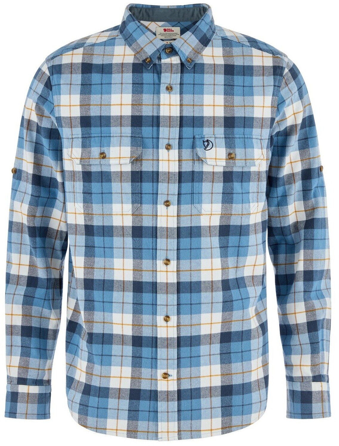 Singi Fjällräven Singi Heavy Flannel Shirt dawn blue/eggshell au meilleur ...