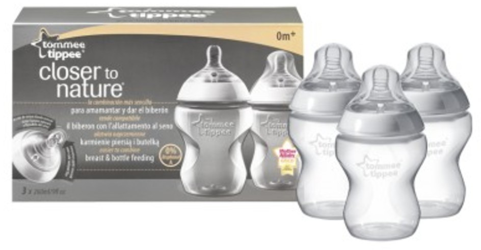 Tommee Tippee Closer to Nature Baby Bottle (3m+) – Ollie the Owl