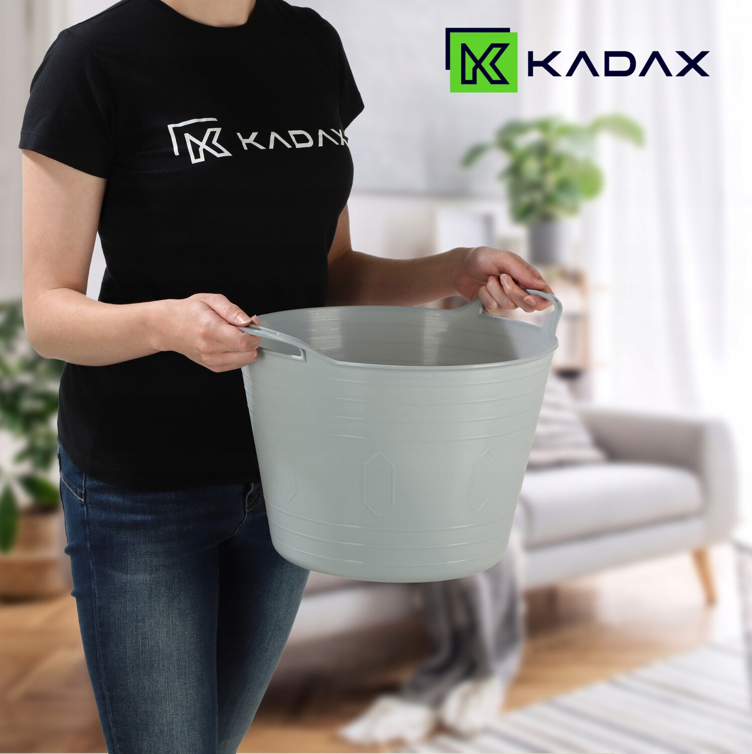Kadax Wäschekorb aus Kunststoff, flexibel, 15L, grau (33056) ab 16,95 € (Oktober 2026)