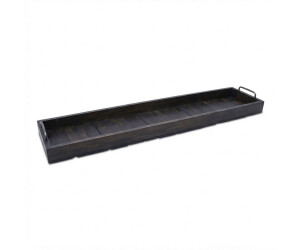 Spetebo Deko Tablett XXL Holz mit Metallgriffen, schwarz, 90x20cm (270983) ab 19,95 € (Oktober 2026)