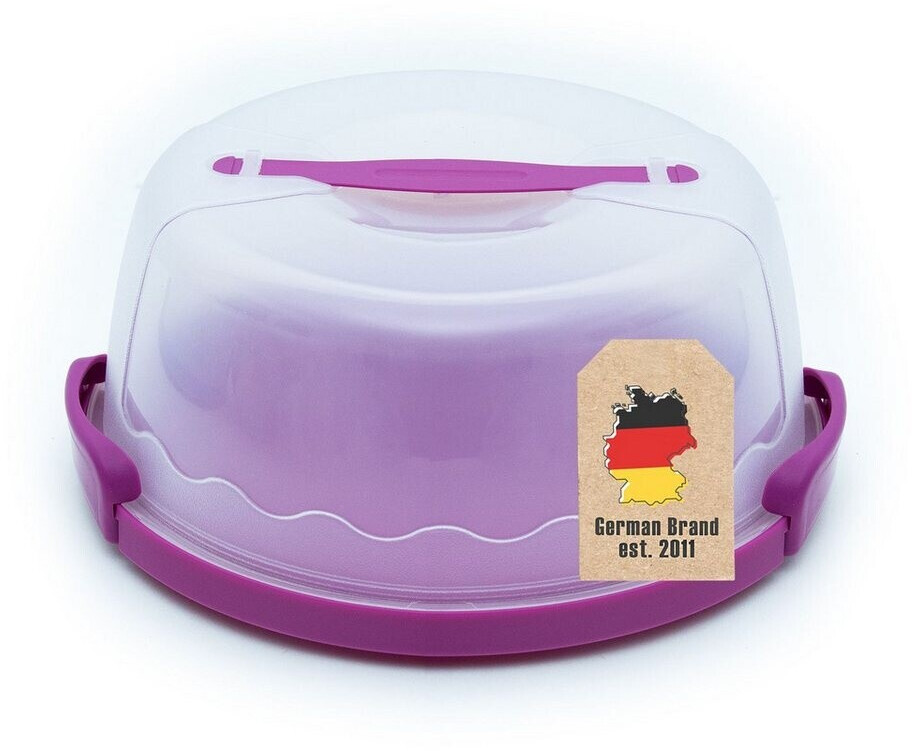 Intirilife Kuchentransportbox rund, lila, Kunststoff, 29,8x28,8x13,2cm (IL-101082) ab 17,99 € (Oktober 2026)