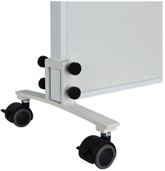 E-II INFRAe² Standfuß mit Rollen für Infrarotheizpaneele, weiß, Bild 3