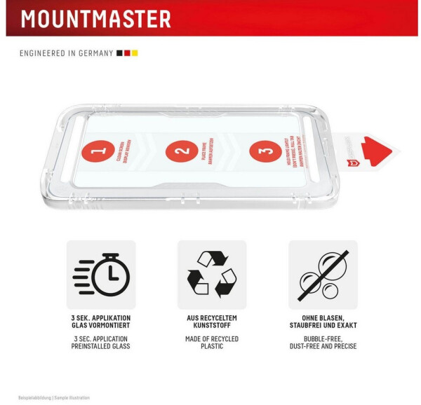Displex Real Glass MountMaster Displayschutzglas für iPhone 17/18 Pro Max (02312), Bild 6