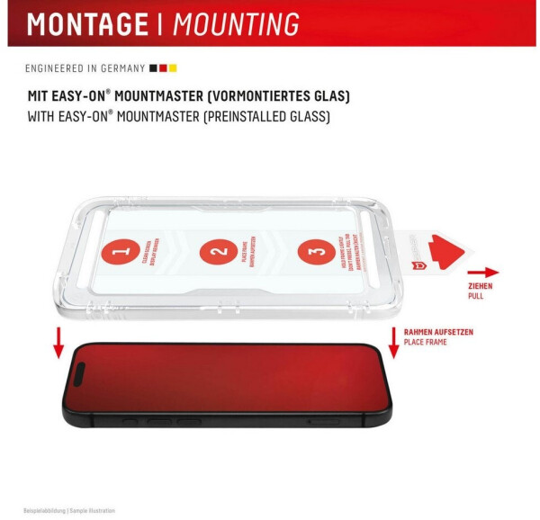Displex Real Glass MountMaster Displayschutzglas für iPhone 17/18 Pro Max (02312), Bild 7