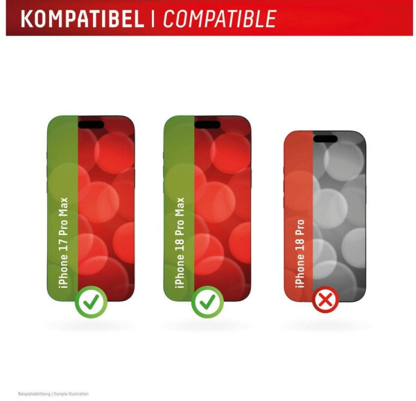 Displex Real Glass MountMaster Displayschutzglas für iPhone 17/18 Pro Max (02312), Bild 8