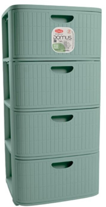Stefanplast Domus Home Collection 4C Schubladenschrank, Kunststoff, grün, 40x40x80cm (90102) ab 59,38 € (Oktober 2026)