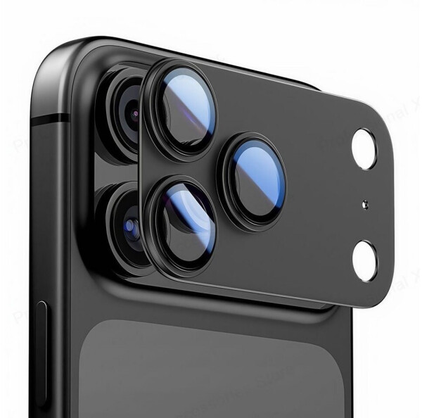 Tech-Protect Camfull Fit+ Kamera-Schutzglas für iPhone 17 Pro Max, marineblau, Bild 2