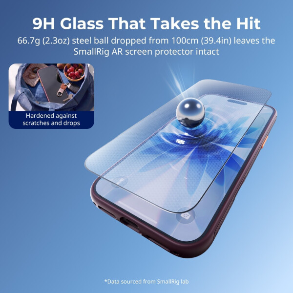 SmallRig CA-P1 AR HD Displayschutzfolie für iPhone 18 Pro / 17 Pro (6734), Bild 2