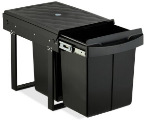 Relaxdays Einbaumülleimer 2 Fächer, ausziehbar, 2x20l, schwarz (10050787) ab 76,79 € (Oktober 2026)