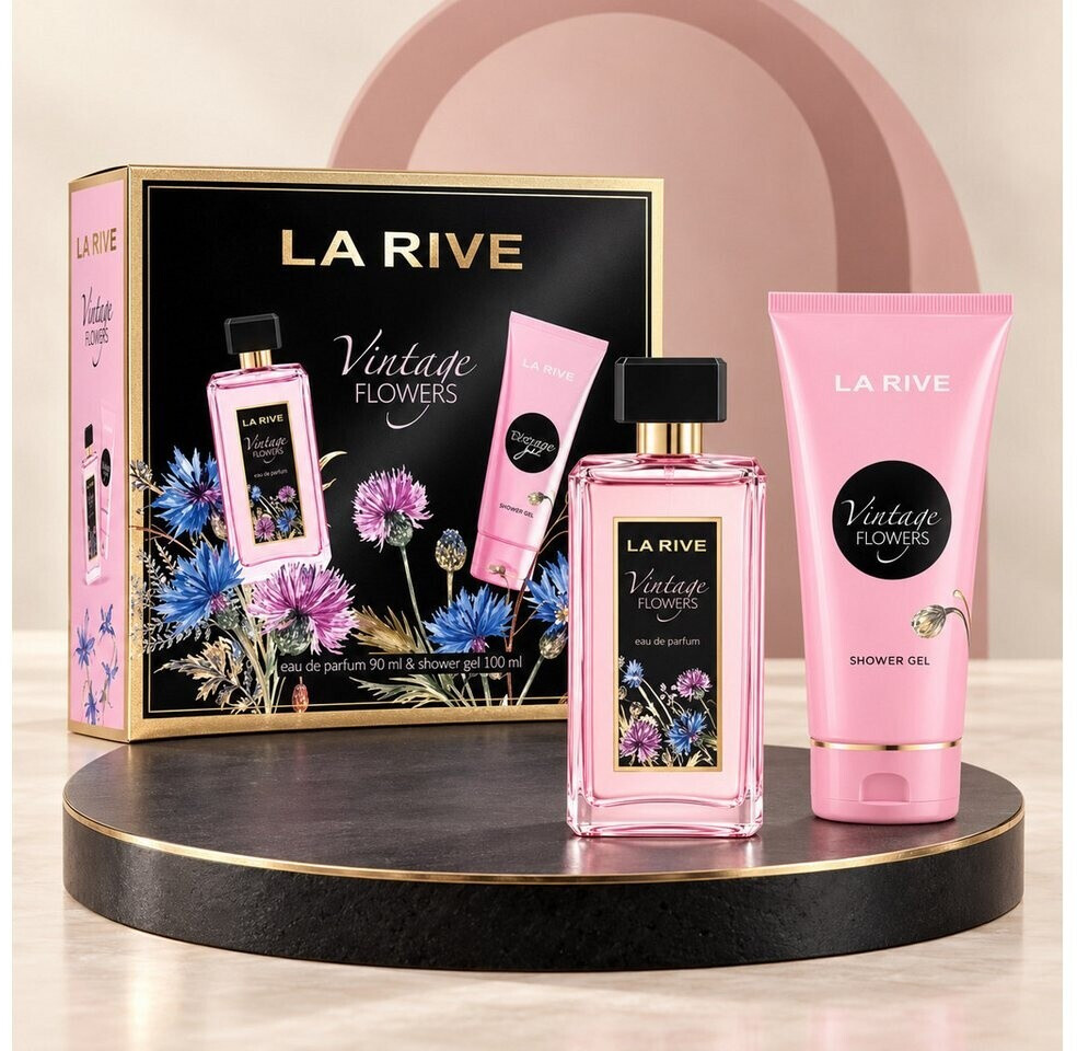 La Rive Vintage Flowers EDT 90ml + Duschgel 100ml Set, Damen ab € 22,90 (Oktober 2026 Preise)
