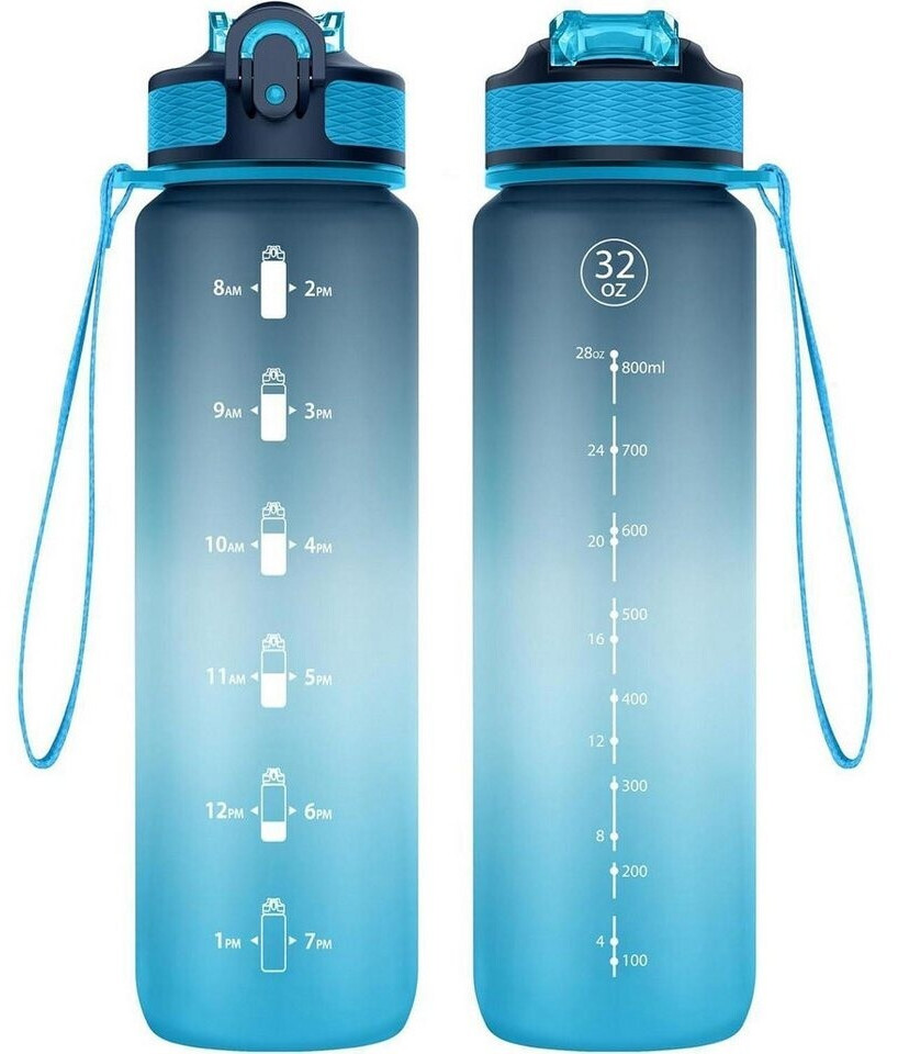 LuxusKollektion Trinkflasche mit Strohhalm 1l, BPA-frei, tiefes Blau ab 47,99 € (Oktober 2026)