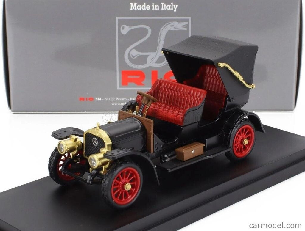 新品 RIO 1/43 メルセデスシンプレックス 1902 モデルカー ミニカー Rio Mercedes Simplex Cabriolet 1902 noir Modèle 1:43 au meilleur