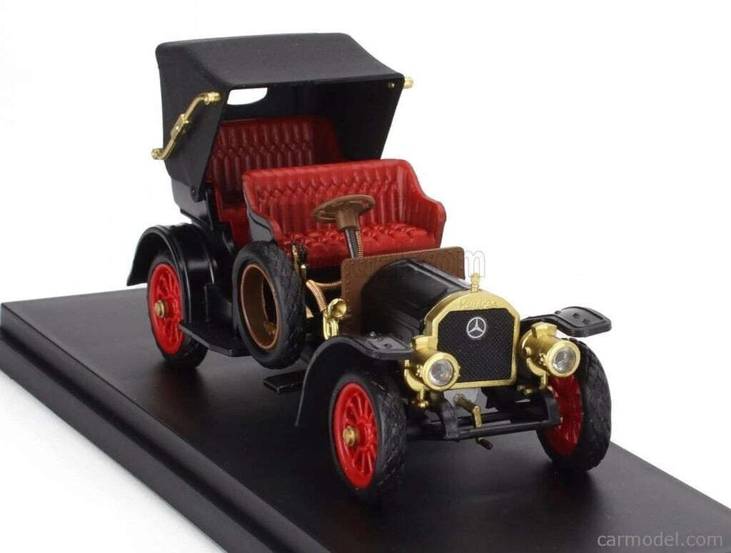 Rio Mercedes Simplex Cabriolet 1902 noir Modèle 1:43 au meilleur