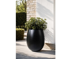 Vivanno BALAO Blumentopf Fiberglas, rund, schwarz matt, 40x50cm (1110980) ab 99,90 € (Oktober 2026)