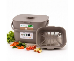 YourCasa Biomülleimer Küche 5L, spülmaschinenfest, geruchsdicht (HS-PO052209) ab 23,99 € (Oktober 2026)