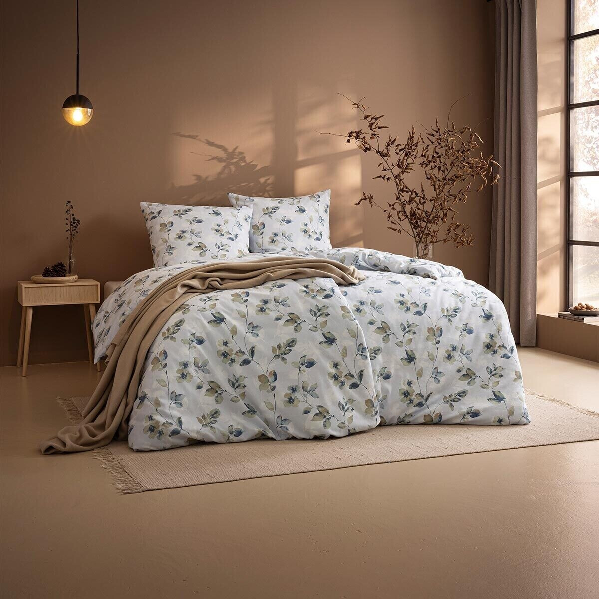 Estella Edelflanell Bettwäsche Sicina 155x220 cm (80x80 cm) grau (531900) ab 87,96 € (Oktober 2026)