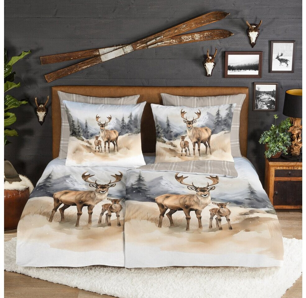 Good Morning Flanell Wendebettwäsche Mark 155x220 cm (80x80 cm) sand (533181) ab 51,95 € (Oktober 2026)