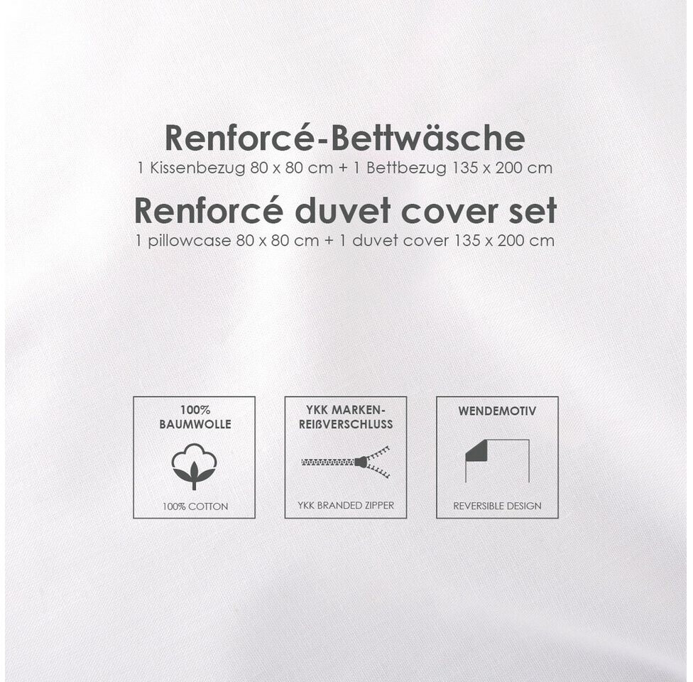 Herding Renforcé Wendebettwäsche Konoha Action 135x200 cm (80x80 cm) blau-bunt (530108) ab 27,97 € (Oktober 2026)