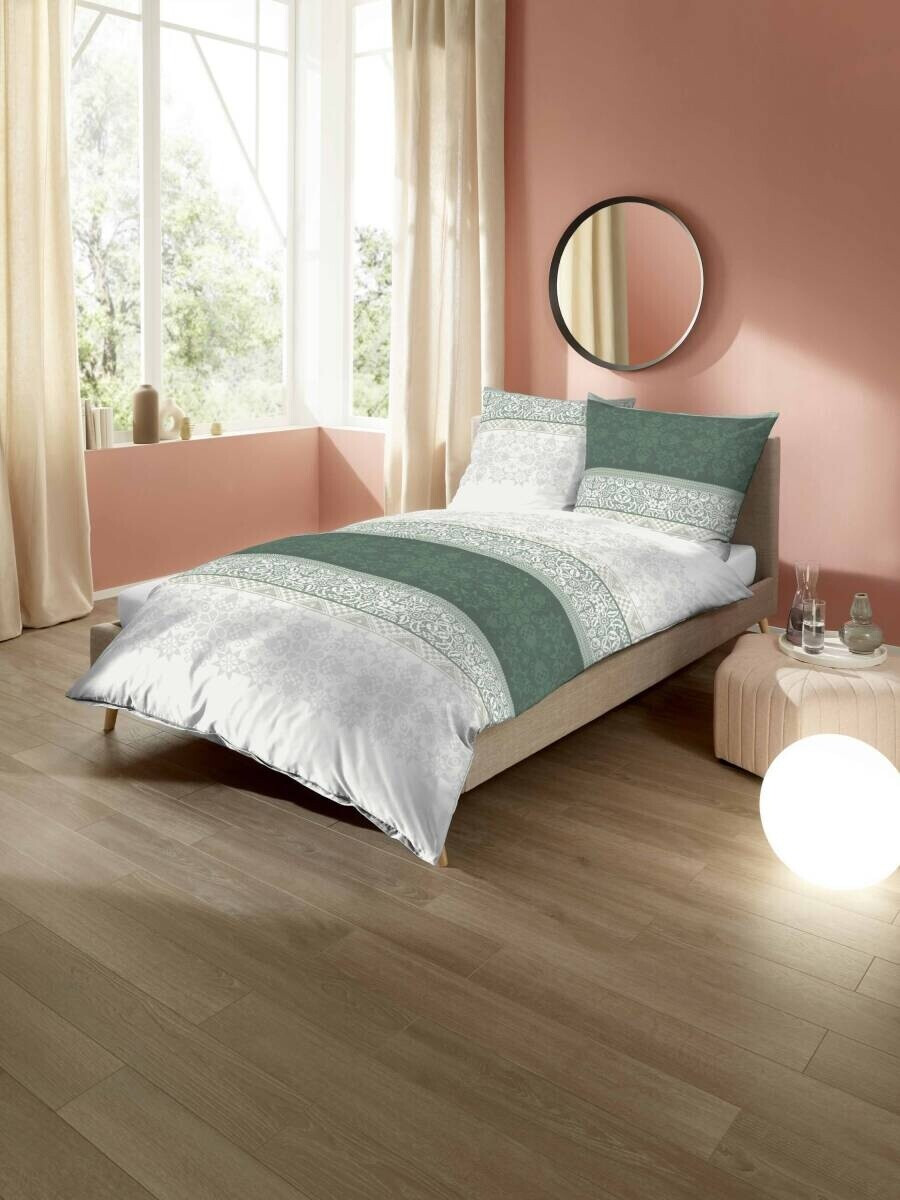Kaeppel Feinbiber Bettwäsche Nordic 155x220 cm (80x80 cm) grün (533084) ab 63,96 € (Oktober 2026)