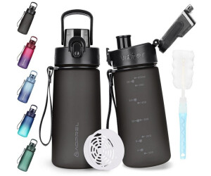 LuxusKollektion Trinkflasche Tritan 600ml BPA-frei, auslaufsicher, schwarz ab 49,99 € (Oktober 2026)