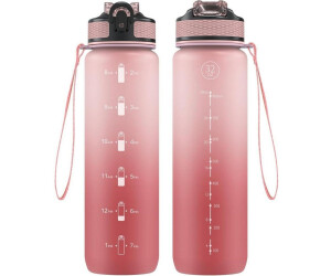 LuxusKollektion Trinkflasche mit Strohhalm 1L, Tritan, BPA-frei, hellrosa ab 50,99 € (Oktober 2026)