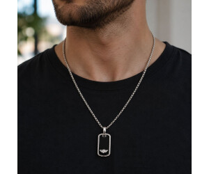 Dog Tag Cutter Buy Police Stamp Dog Tag Necklace Stainless Steel, black, Men ...