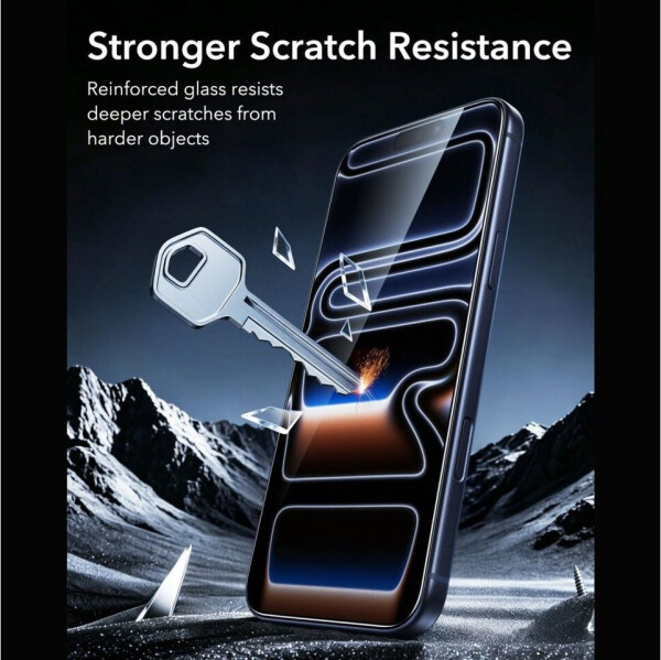 ESR Armorite UltraFit Displayschutzglas für iPhone 17 Pro / 18 Pro, 9H, 2er-Pack, Bild 6