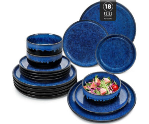 LuxusKollektion Geschirrset Starry-blau 18-teilig für 6 Personen, Steinzeug ab 227,99 € (Oktober 2026)