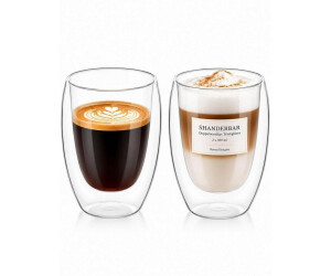 LuxusKollektion Latte-Macchiato-Gläser doppelwandig 350ml Borosilikatglas 2er-Set ab 48,99 € (Oktober 2026)