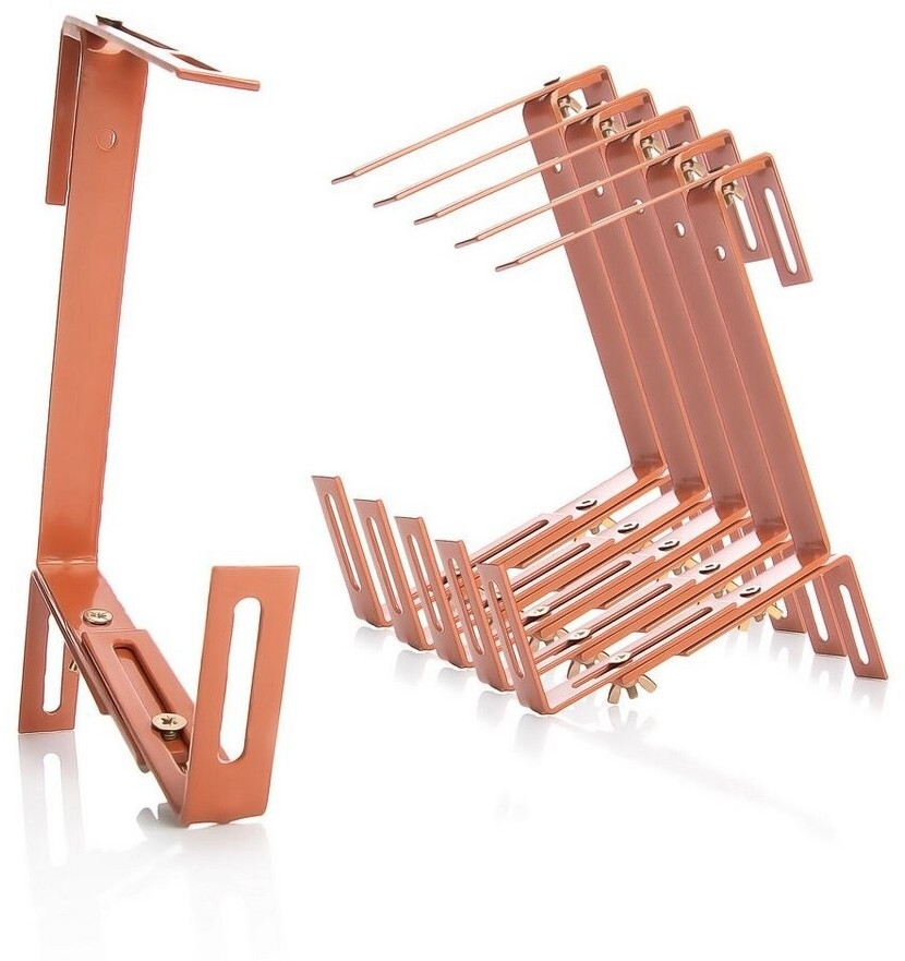 BigDean Blumenkastenhalterung Metall terrakotta, 6er-Set (803990) ab 28,09 € (Oktober 2026)