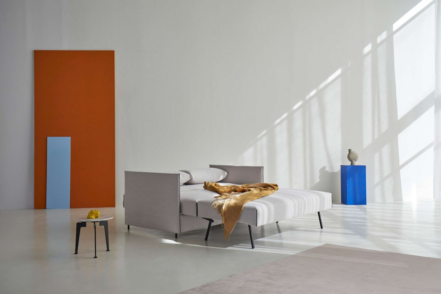 Innovation Living Luoma Klappsofa 140x200 cm mit Armlehne sand ab € 1.245,38 (Oktober 2026 Preise)