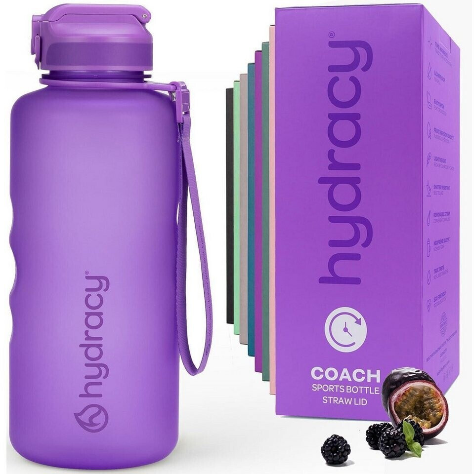 LuxusKollektion Trinkflasche mit Strohhalm & Zeitmarkierung 2L, Berry Blue, BPA-frei, Tritan ab 76,99 € (Oktober 2026)