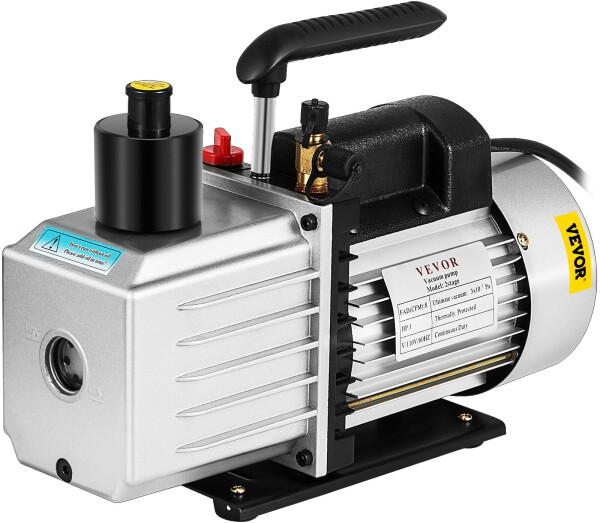 VEVOR Zweistufige Vakuumpumpe 8 CFM 226 l/min (8CFM1HPZKB0000001V2)