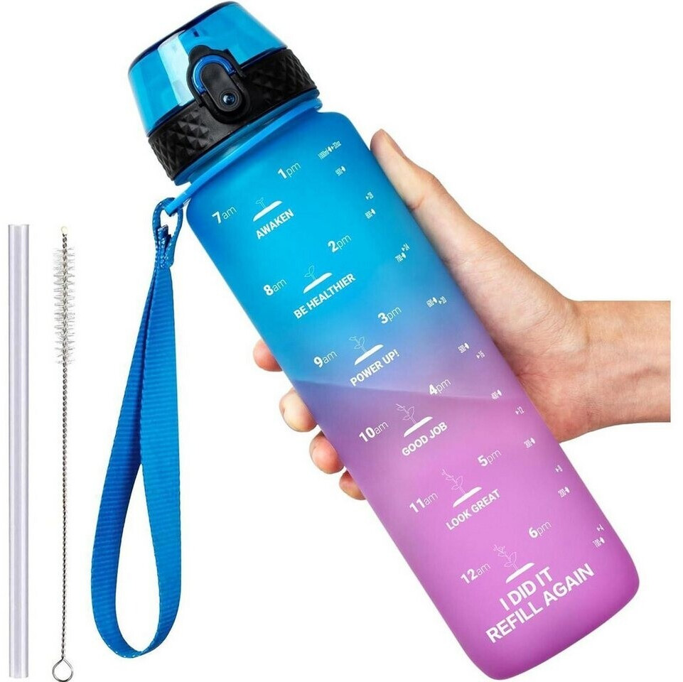 LuxusKollektion Trinkflasche 1l BPA-frei, Tritan, auslaufsicher mit Trageriemen ab 40,99 € (Oktober 2026)